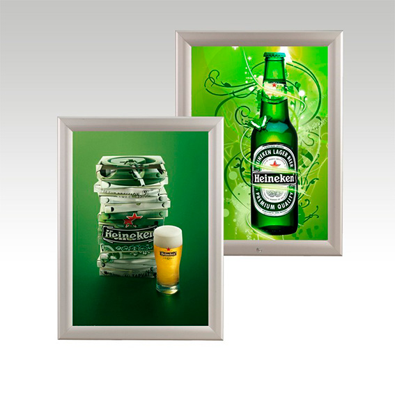 PORTA GRAFICA MARCO CLIP ALUMINIO FORMATO A5 (14.8*21 CMS)