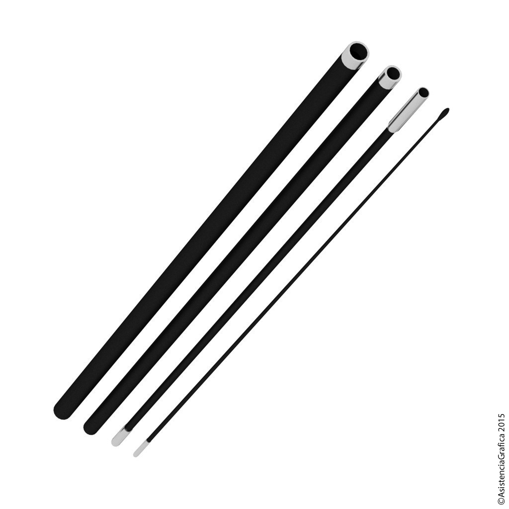MASTIL CURVO VELA PRO 220*70 CMS (280 CMS) PARA BANDERA PUBLICITARIA (C40)