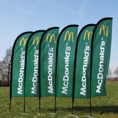 MASTIL CURVO VELA ALUMINIO 520*100 CMS PARA BANDERA PUBLICITARIA
