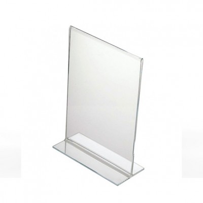 PORTA GRAFICA ACRILICO A6 (10.5*14.8 CMS) FORMATO T VERTICAL 1.7 MM (C50)