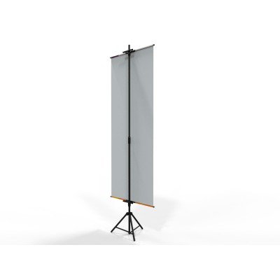 PORTA PENDON ATRIL TRIPODE PRO COLOR NEGRO MEDIDA AJUSTABLE 1.30 A 2.2 MTS (C20)